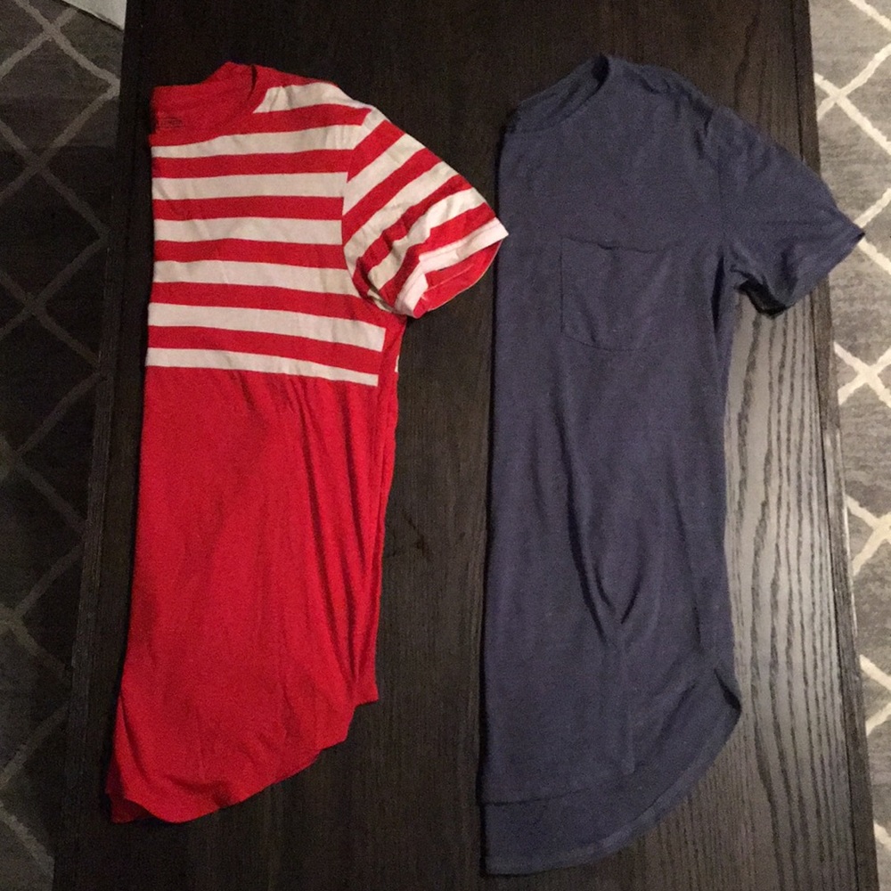 BUNDLE: 2 Men's Carbon Longline T-shirts